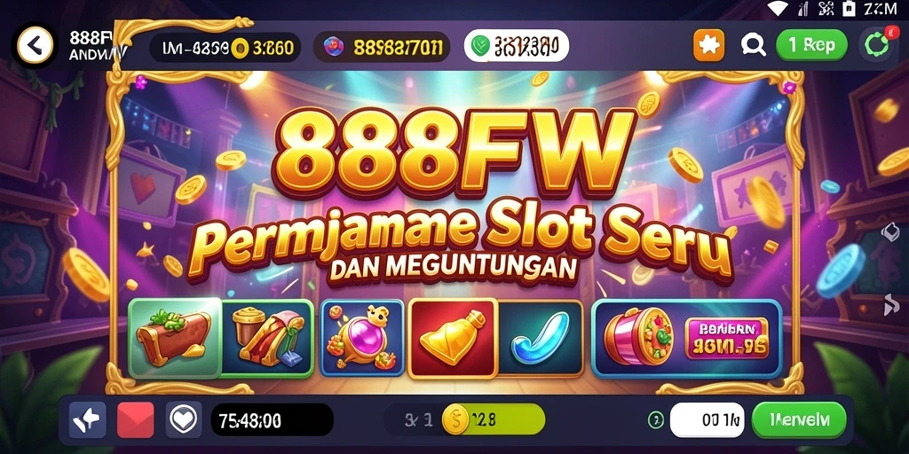 Tampilan menarik dari gameplay Slot di 888FW.