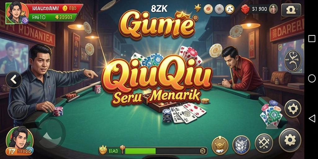 Tampilan gameplay QiuQiu yang menarik di 8ZK.