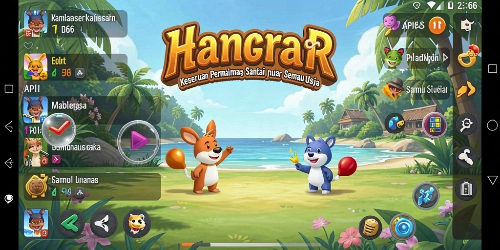Tampilan gameplay API66 yang menyenangkan dan interaktif.