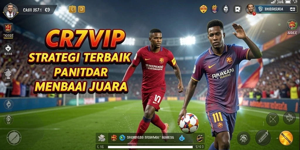 Screenshot gameplay CR7VIP menampilkan strategi pertempuran yang intens.