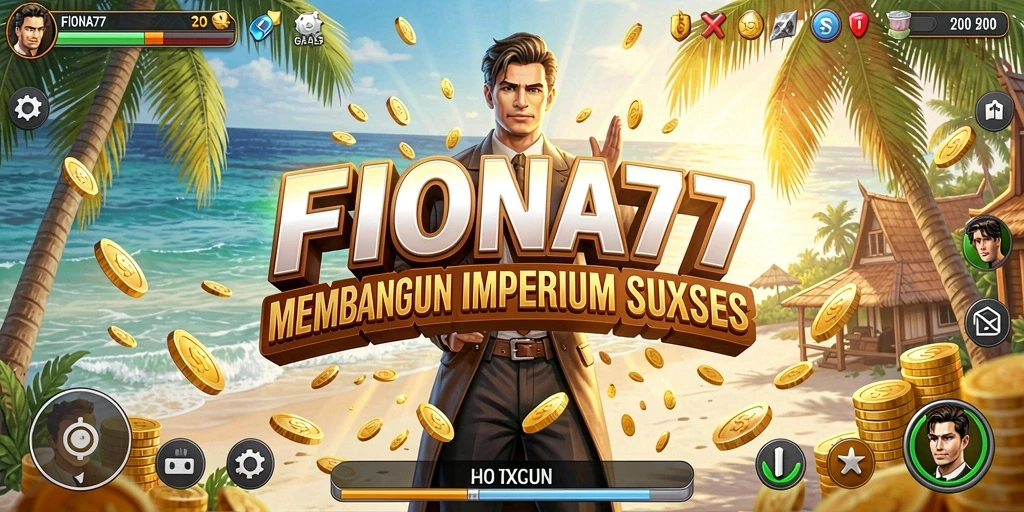Tangkapan layar gameplay <strong>FIONA77</strong> yang menunjukkan manajemen bisnis yang seru dan mendebarkan.