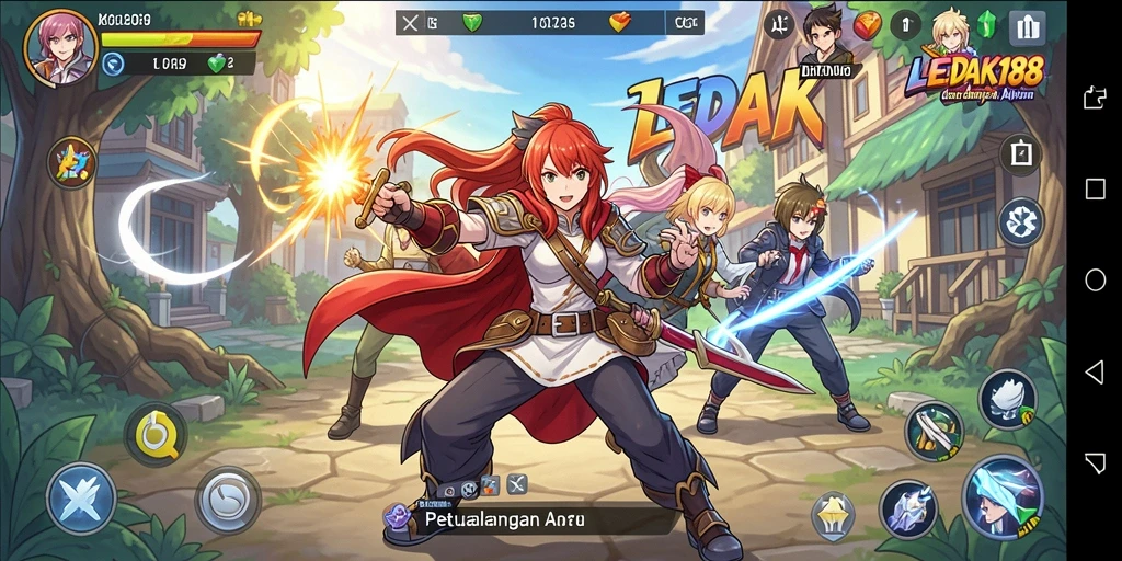 Tampilan menarik dari gameplay LEDAK188 yang memukau.