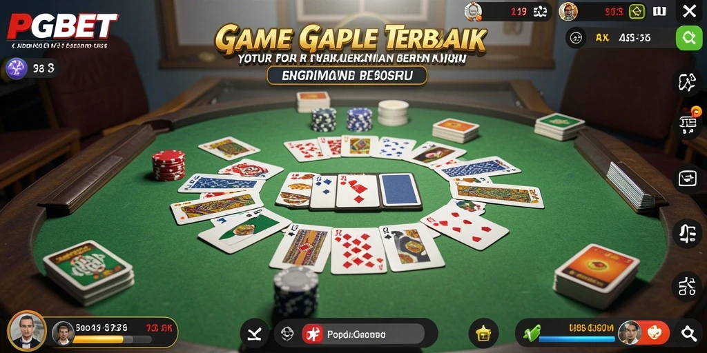 Tampilan gameplay seru PGBET dengan desain kartu yang menarik.